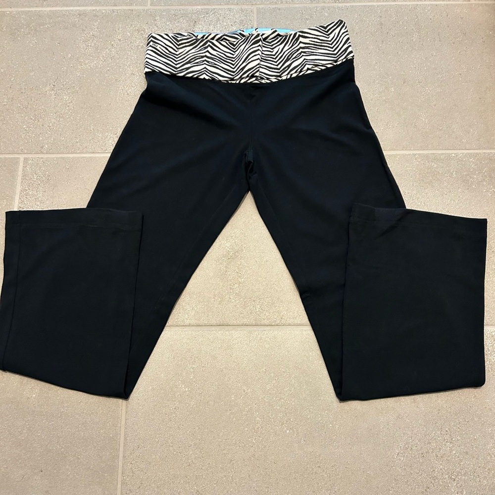 PINK Victoria’s Secret Fold Over Flare Leggings